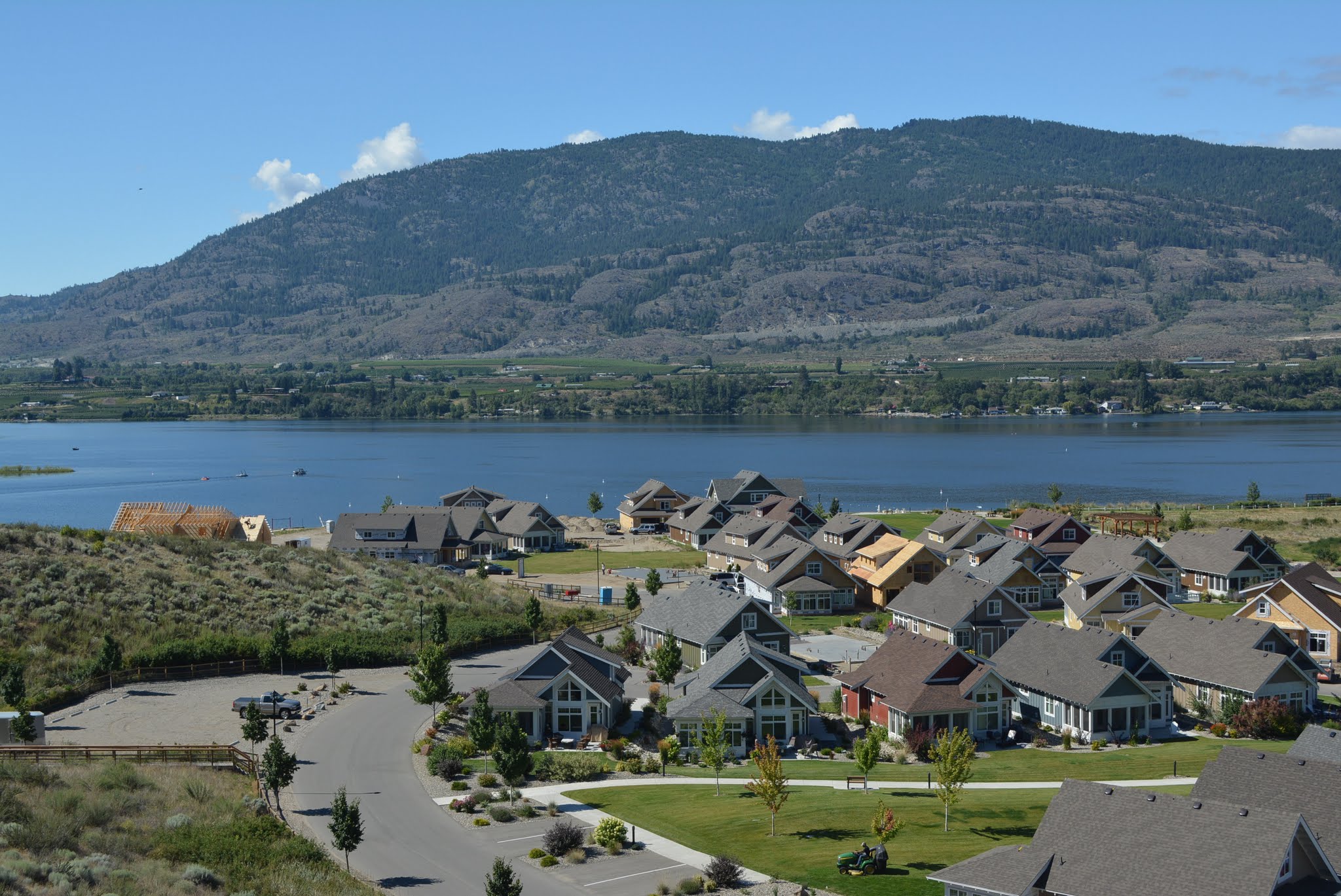 Construction July 13 Lakeside Cottages, Okanagan Valley real estate